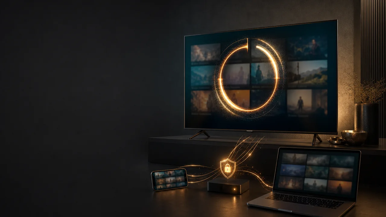 Secure 24-hour IPTV trial testing across television, phone, and computer