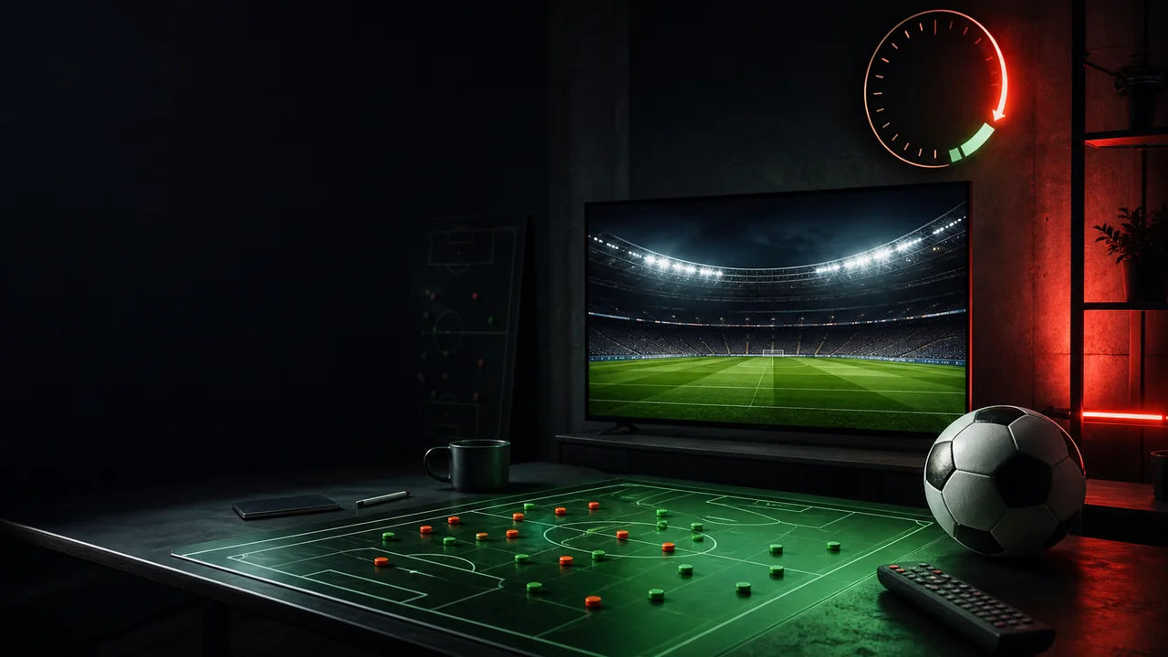 Football fixture checklist with category, timezone, device, network, and stream-limit checks